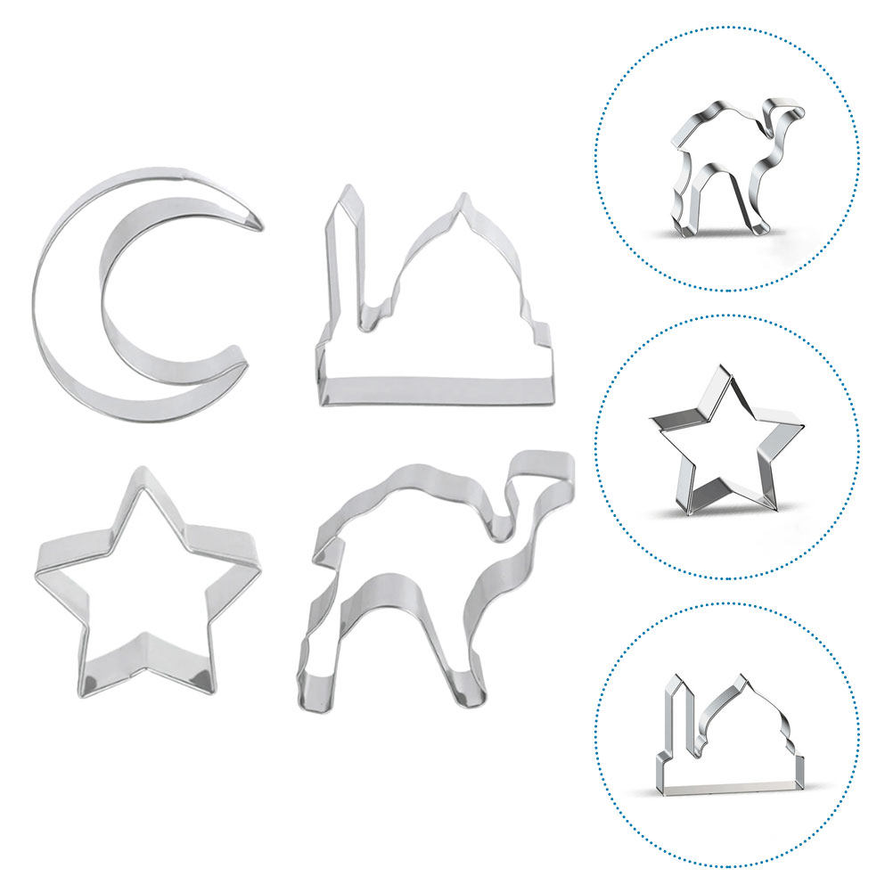 Kitchen Baking Set - 1 Set Paslanmaz Çelik Bisküvi Kalıbı
