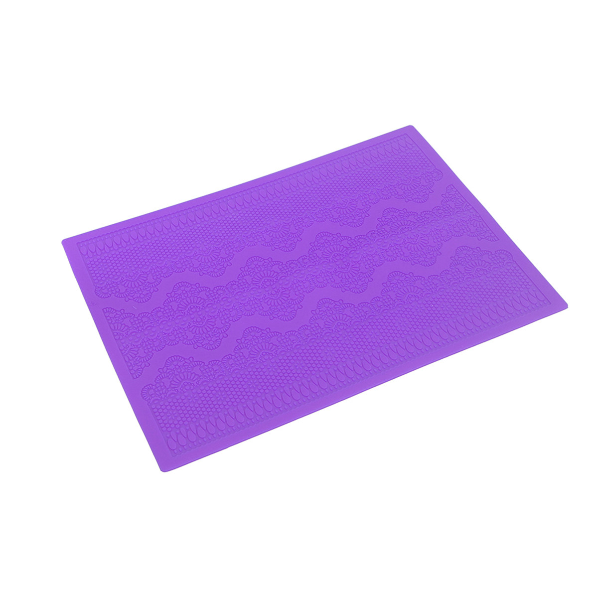 Kitchen Baking Decor - 1 adet Silikon Mat Mor Gıda