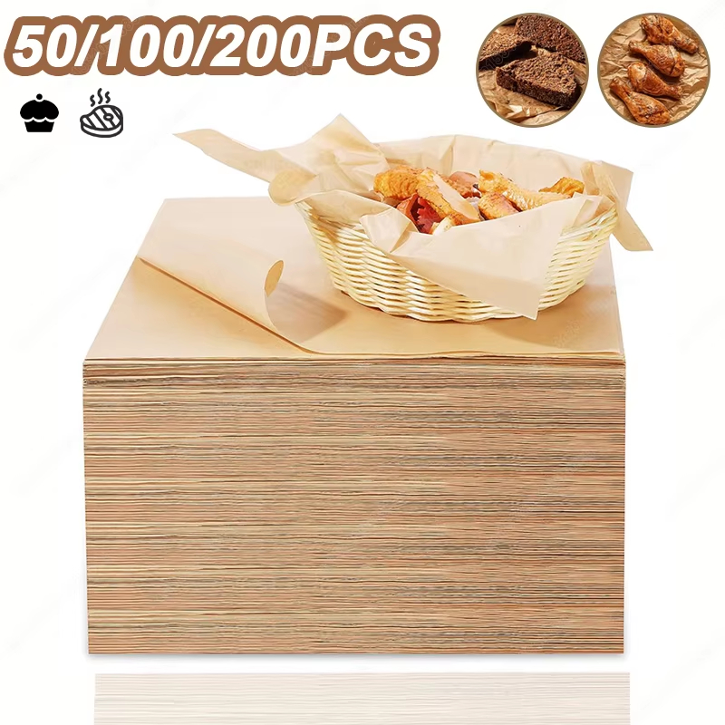 Kitchen Equipment For Baking - 50/100/200 adet pişirme kağıdı parşömen fırın