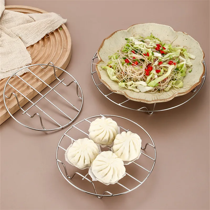 Kitchen Baking Rack - Paslanmaz Çelik Tencere Buharlı Pişirici Rafı