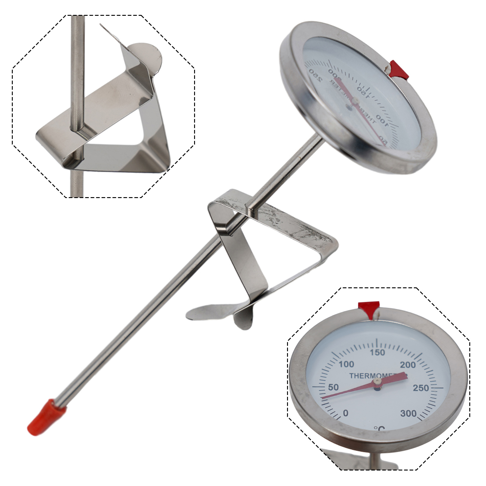 Kitchen Equipment For Baking - Paslanmaz Çelik Prob Termometre Mutfak Aletleri