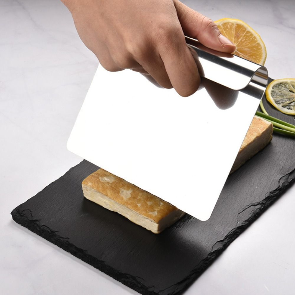 Bench Scraper Dough - 304 Paslanmaz Çelik Tezgah Un Kazıyıcı