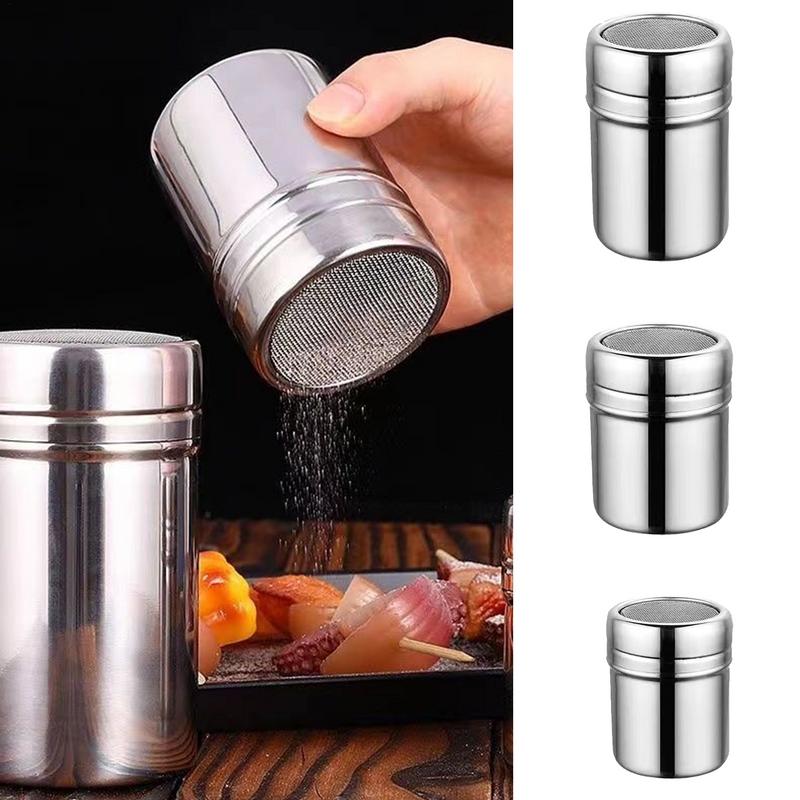 Kitchen Equipment For Baking - Paslanmaz Çelik Toz Yağmurlama Şişesi Un