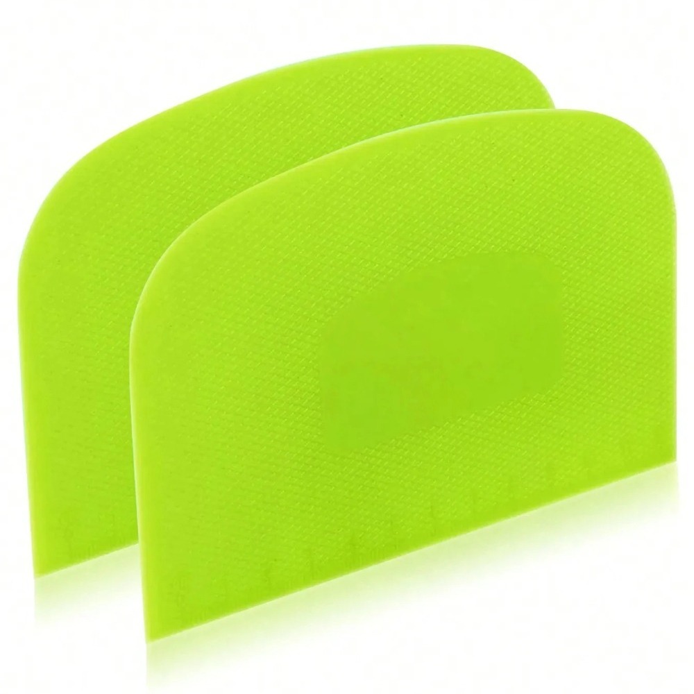 Bench Scraper Dough - 2 Adet Esnek Hamur Kazıyıcı, Gıda