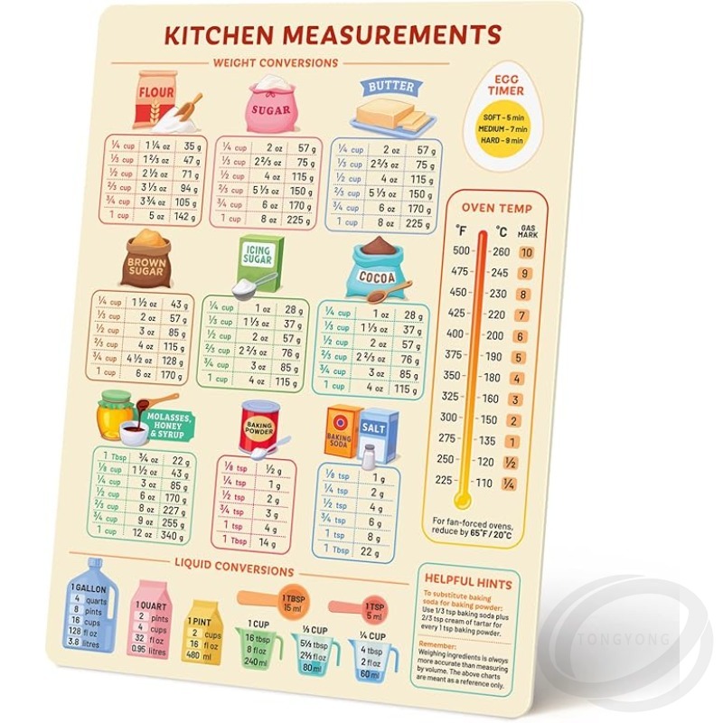 Mutfak Dönüşüm Tablosu Mıknatı - Kitchen Baking Conversion Chart incelemesi ve fiyatı