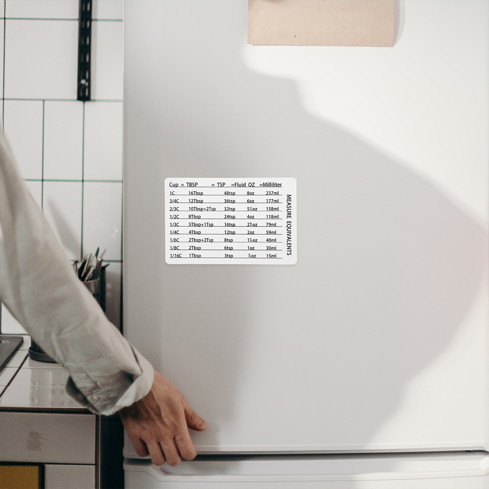 4 adet Ölçüm Fincan Kaşık Akse - Kitchen Baking Conversion Chart incelemesi ve fiyatı