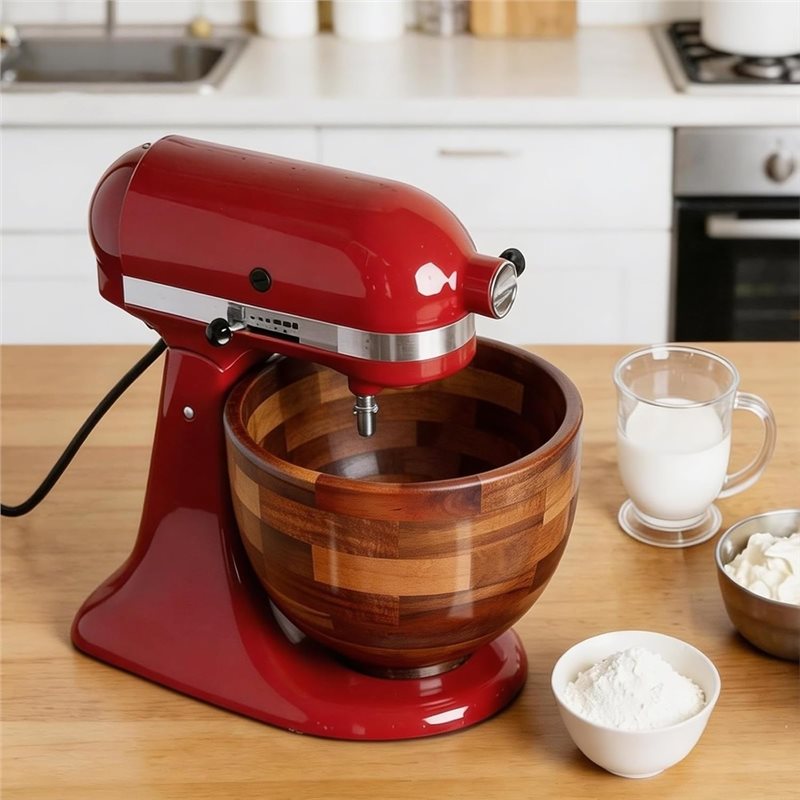 AB41-Kitchenaid 5QT İçin Ahşap - Kitchenaid Baking Bowl incelemesi ve fiyatı