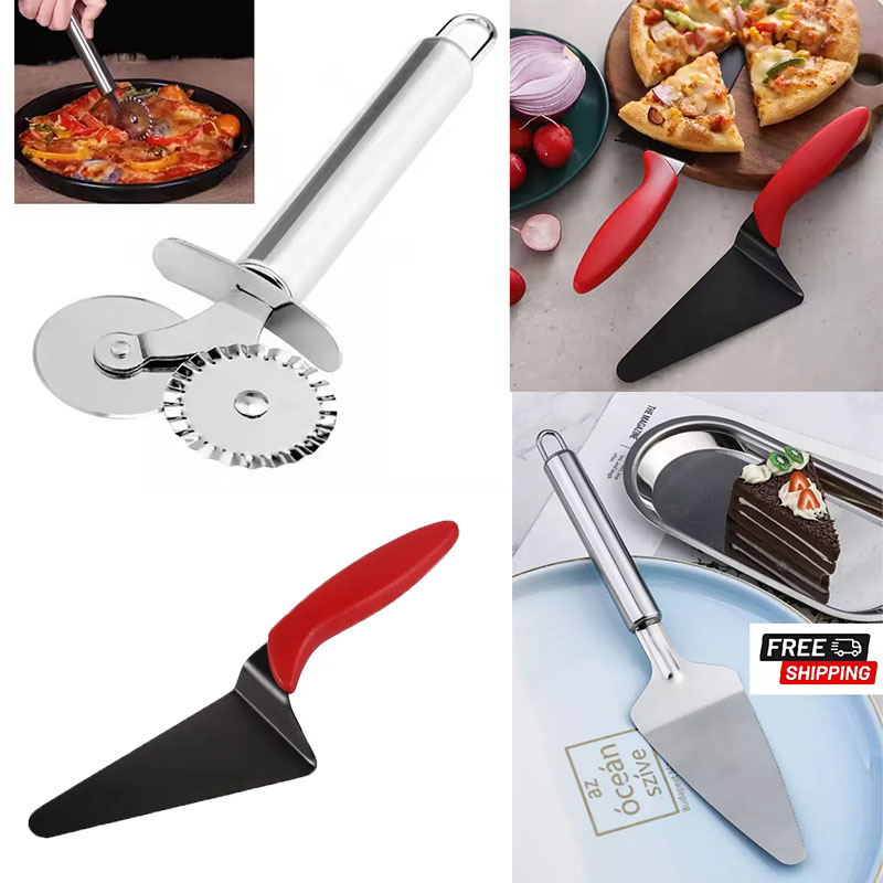 Paslanmaz Çelik Pizza Kesici T - Kitchen Baking Set incelemesi ve fiyatı