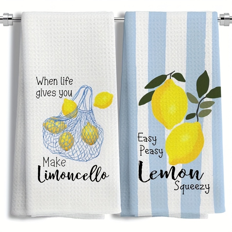 2 Adet, Limon Örgülü Mutfak Ha - Kitchen Baking Decor incelemesi ve fiyatı