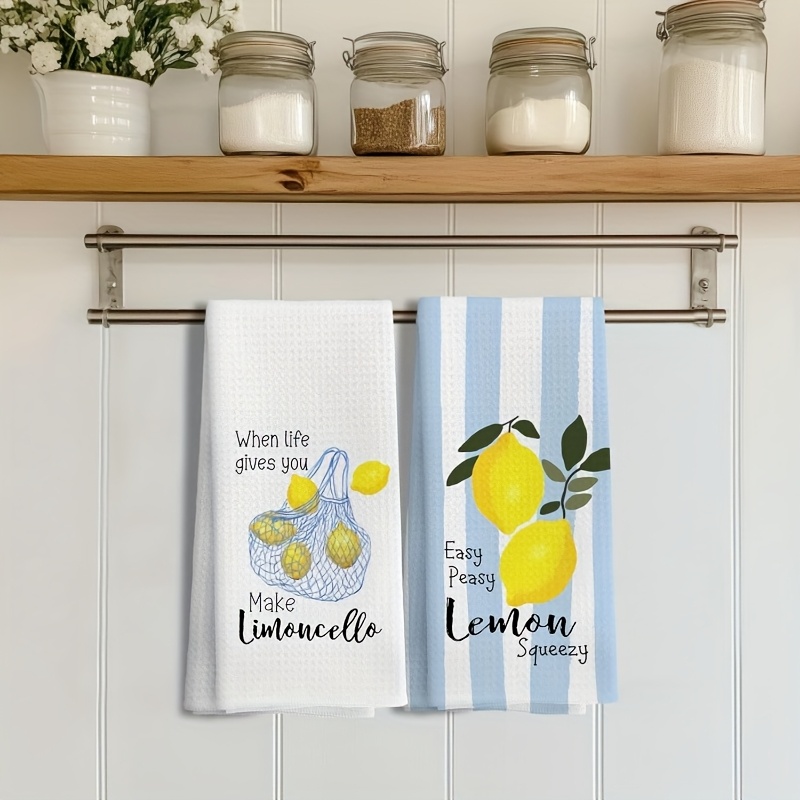 2 Adet, Limon Örgülü Mutfak Ha - Kitchen Baking Decor incelemesi ve fiyatı
