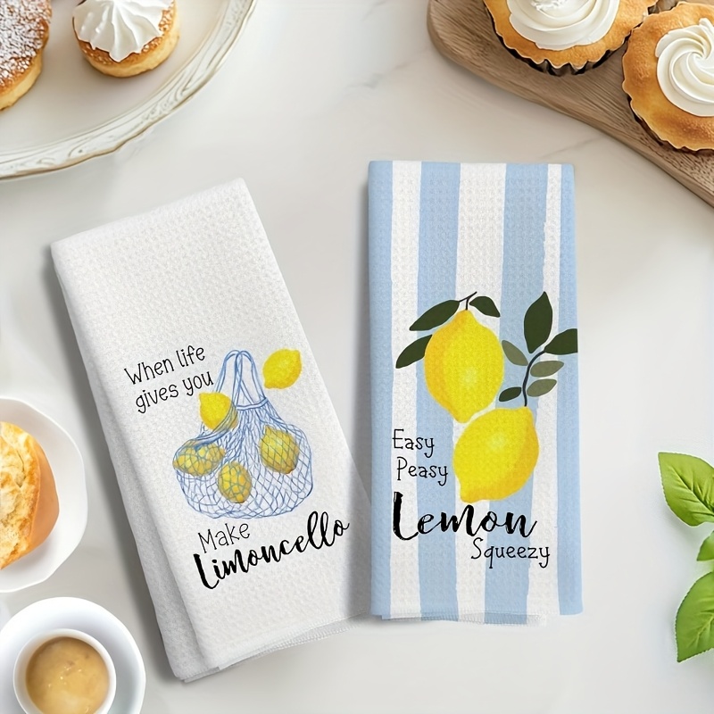 2 Adet, Limon Örgülü Mutfak Ha - Kitchen Baking Decor incelemesi ve fiyatı