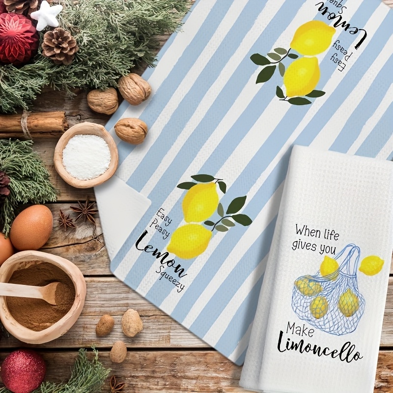 2 Adet, Limon Örgülü Mutfak Ha - Kitchen Baking Decor incelemesi ve fiyatı