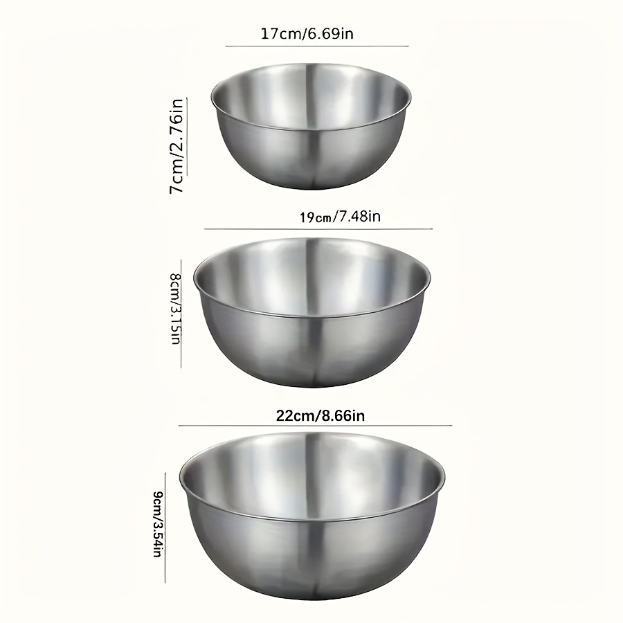 3'lü Paslanmaz Çelik Salata Ka - Kitchen Baking Set incelemesi ve fiyatı